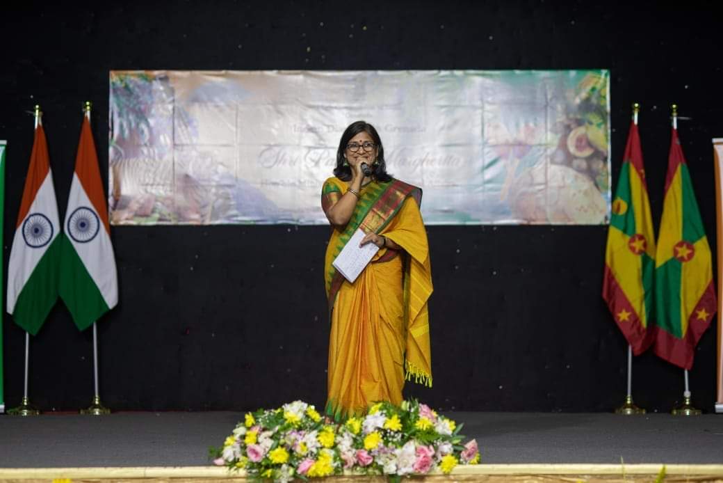 Shri Pabitra Margherita, Minister of State for External Affairs & Textiles interacted with the Indian Diaspora at a function organised by the High Commission at Grenada Trade Centre on 4 October, 2024.